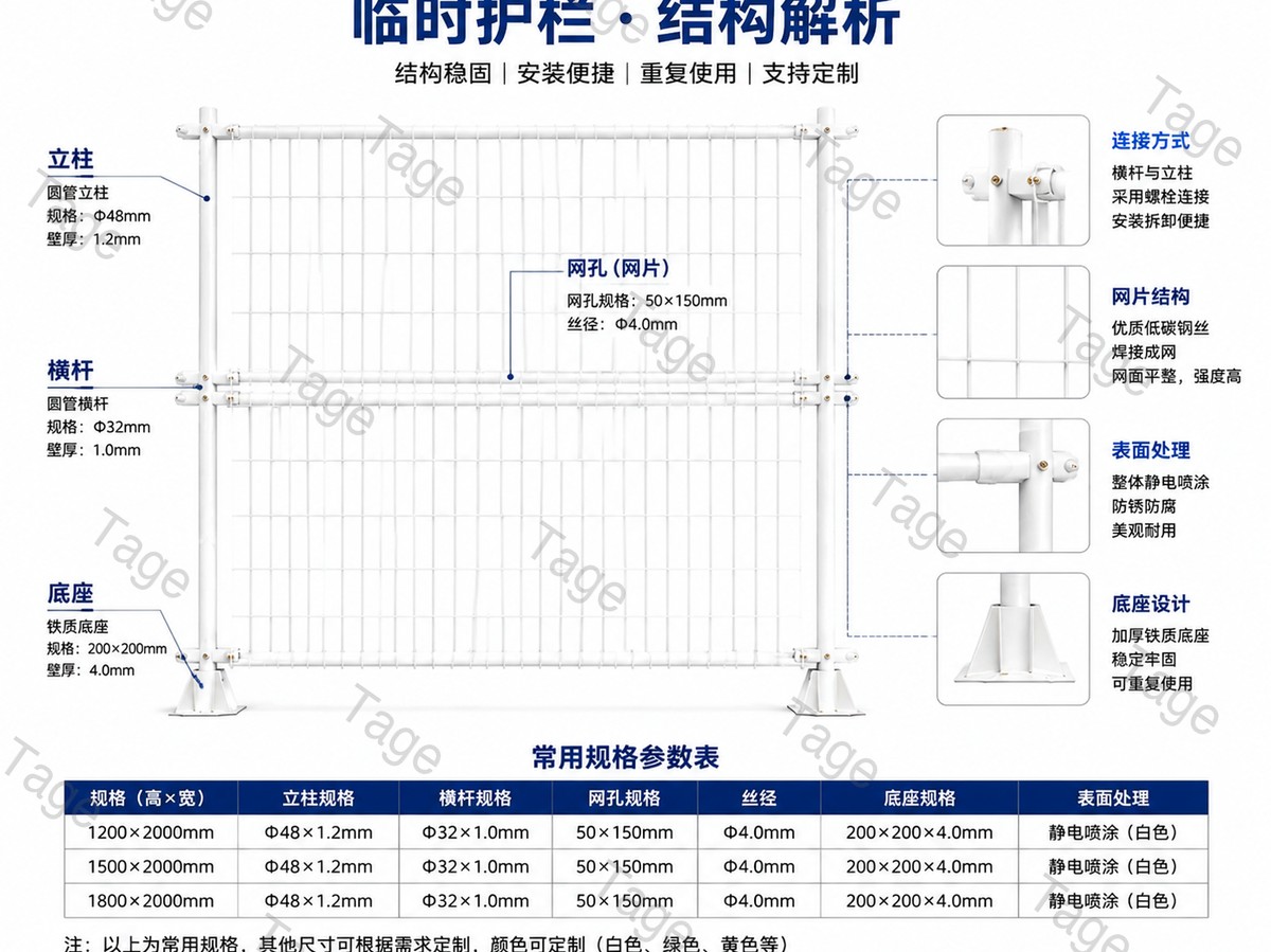 框架护栏网3D效果图